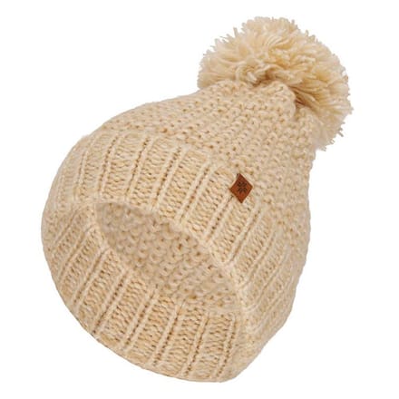 Sarlini - Muts Meisjes - Skimuts - Zand - Knitted - One Size