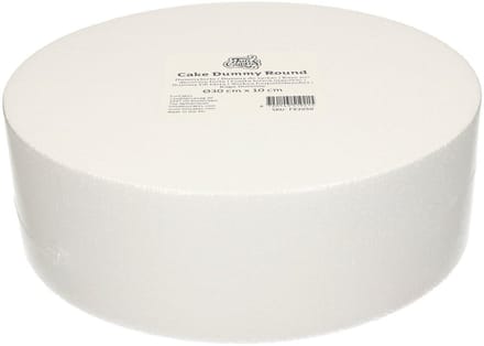 FunCakes Taart Dummy - Piepschuim Blok - Rond - Ø30 cm x 10 cm