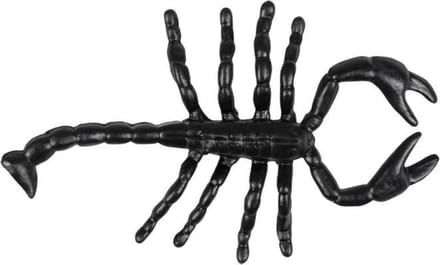 Boland - Set 12 Schorpioenen (7 x 4 cm) - Halloween - Halloween Decoratie - Halloween Versiering
