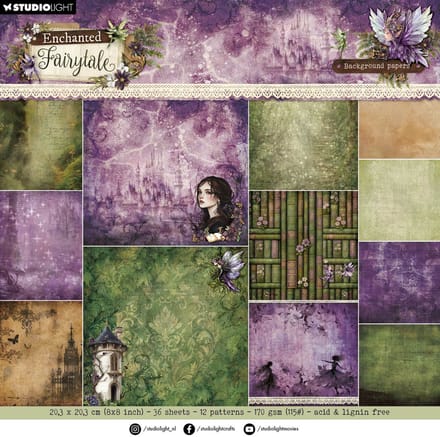 Design Paper pad - Enchanted fairytale nr. 467