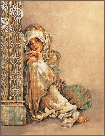borduurpakket 34680 arabisch meisje