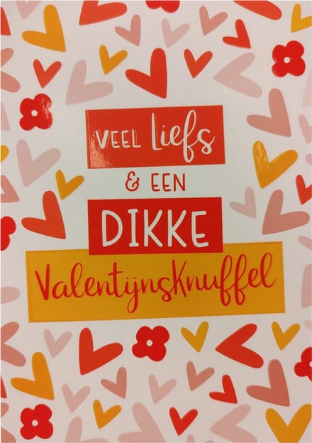 Kaart - Valentijn - Veel liefs - SVS08-A
