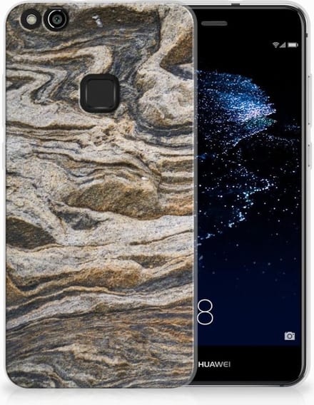 Huawei P10 Lite TPU Siliconen Hoesje Steen