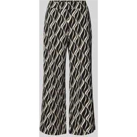 Culotte met all-over motief en elastische band