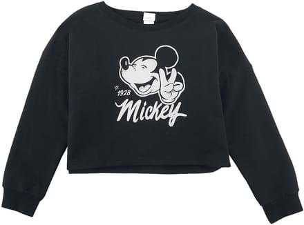 Mickey Mouse Kids - Mickey Mouse Dames Sweatshirt - zwart - 176