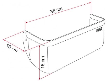 Étagère universelle pour camping-car Fiamma Pocket XL