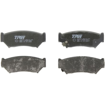 Remblokset TRW GDB1174, voor