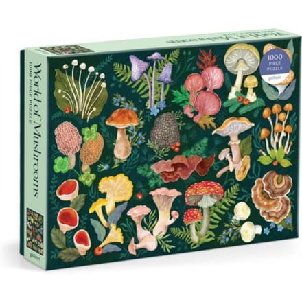 World Of Mushrooms 1000 Piece Puzzle - Galison
