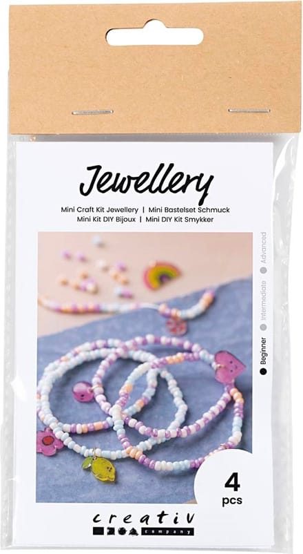 Creativ Company - Mini Hobbyset Jewelry Shrink Wrap Bracelets Purple