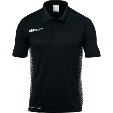 Uhlsport Score Polo Shirt Zwart-Wit Maat M
