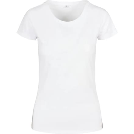 Build your Brand Ladies´ Basic Tee BYBB012 - White - 3XL