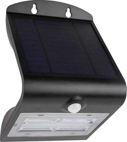 Solar LED Buitenlamp met Bewegingsmelder - Vlinder Model - Zwart
