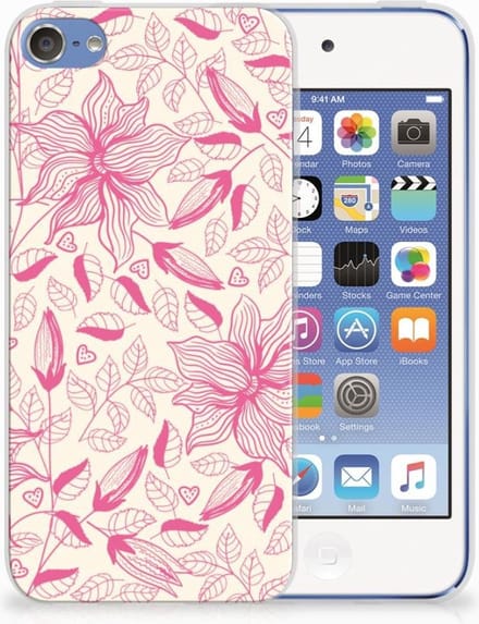 Apple iPod Touch 5 | 6 TPU Case Pink Flowers