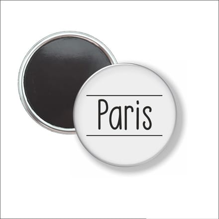 Button Met Magneet 58 MM - Paris - NIET VOOR KLEDING