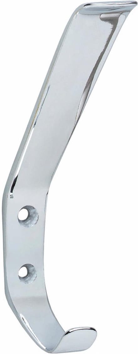 AVENUE DECORATION hoed-jashaak "Lek" |2-haaks | B 16 x H 145 mm | chroom