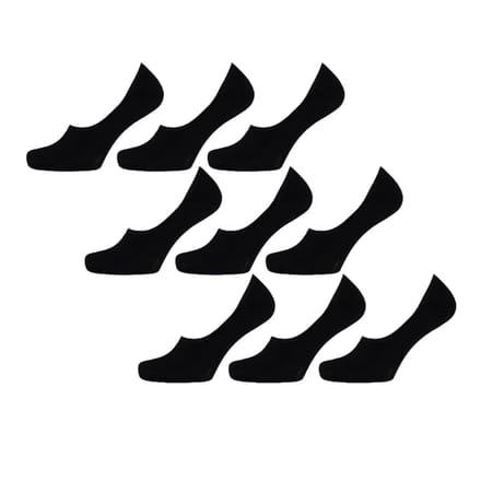 Bamboe Sneaker Footies - 9-Pak - Wit / 39/42
