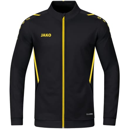 Jako Challenge Polyestervest Kinderen - Zwart / Citroen | Maat: 116