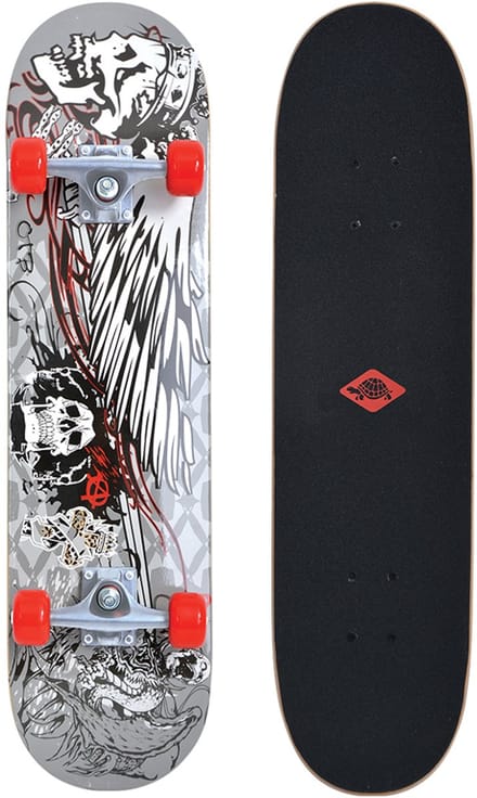 Schildkröt skateboard beginnersgroen 31 inch dubbel kick grip.