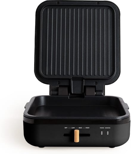 CREATE- Multifunctionele grill met 180° opening - STONE STUDIO PRO 1400 W