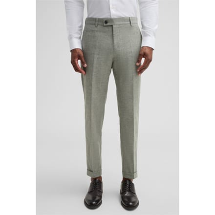 Combinatiepantalon Luc, lichtgroen gemêleerd