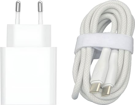 30w usb C Adapter + usb C Kabel - 2 Meter - Snellader - Super Fast Charging - 30 Watt - Power Delivery - Quick Charge - Snel Oplader - Usb C naar usb C