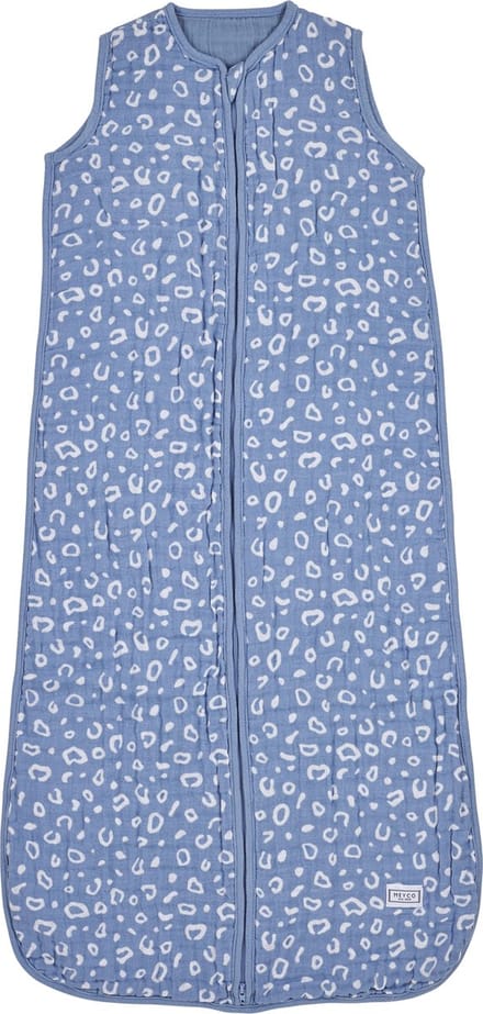 Meyco hydrofiele babyslaapzak Bubbles - Denim - 90cm