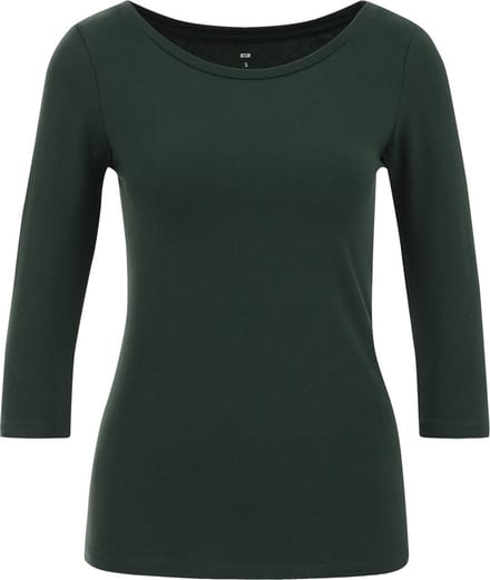 WE Fashion Dames T-shirt met driekwart mouwen