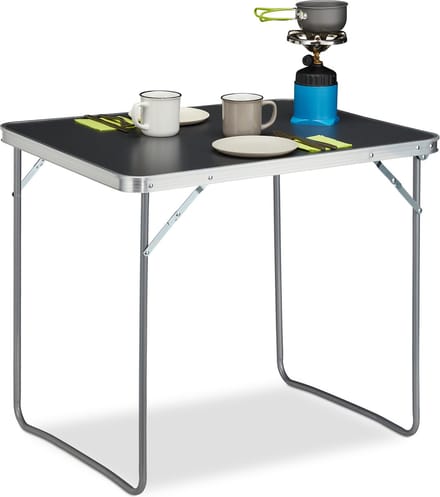 campingtafel inklapbaar - aluminium - klaptafel - 70 x 80 x 60 cm - lichtgewicht
