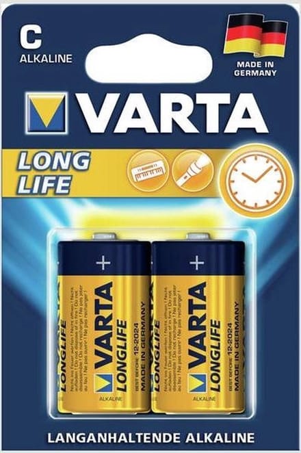 Varta LONGLIFE C Alkaline 1.5V niet-oplaadbare batterij