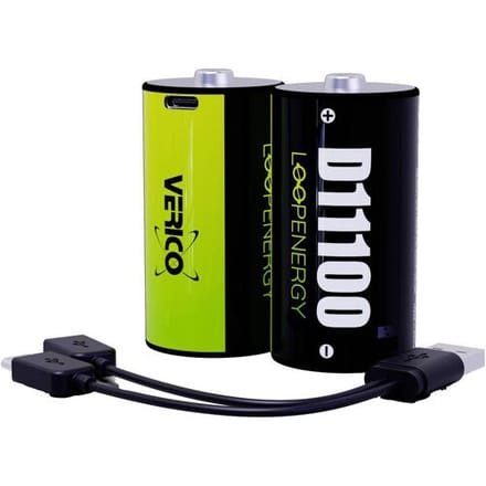Verico LoopEnergy Oplaadbare D batterij (mono) Li-ion 7400 mAh 1.5 V 2 stuk(s)