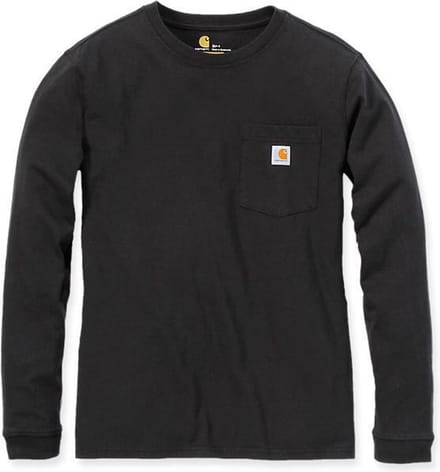 Carhartt 103244 Workwear Pocket Longsleeve T-Shirt - Original Fit - Black - S