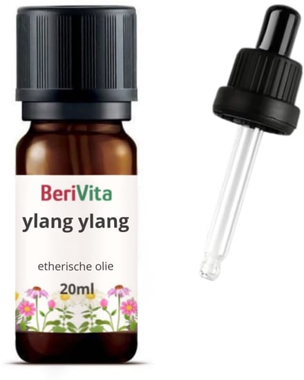 Ylang Ylang Olie 20ml Pipetfles - Pure Etherische Olie - Eerstegraads, First Grade Ylang Ylang
