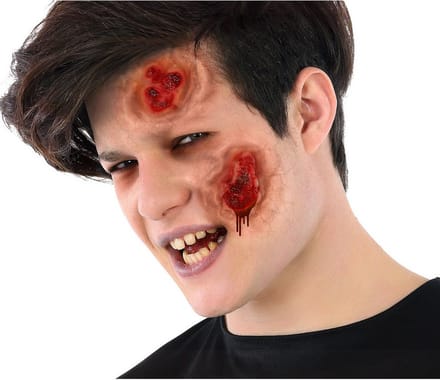 Horror/Halloween verkleed accessoires littekens - nep wond - opplakken op huid