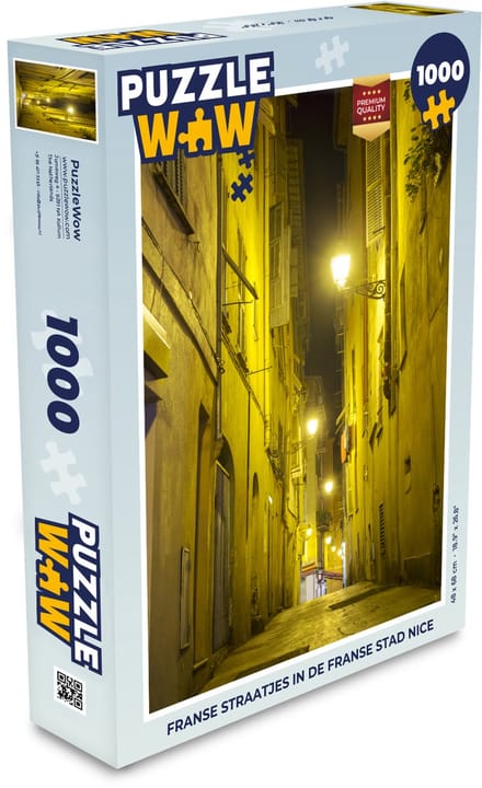 Puzzel Straat - Frankrijk - Nice - Legpuzzel - Puzzel 1000 stukjes volwassenen