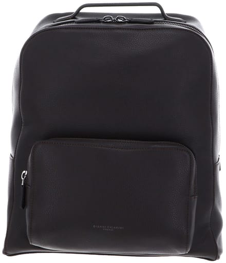 GIANNI CHIARINI Leren Rugzak met laptopvak Florence Backpack T.Moro Donkerbruin