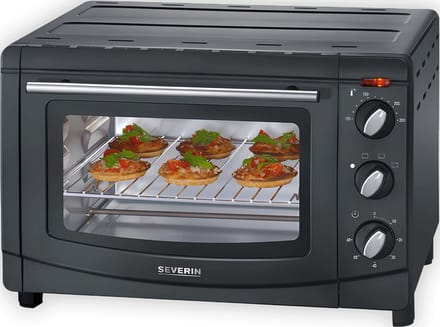 Severin TO 2067 Bak- en Grilloven - 20 Liter - 100-230°C - Zwart