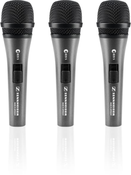 Sennheiser 3-PACK e835-S - Zangmicrofoon