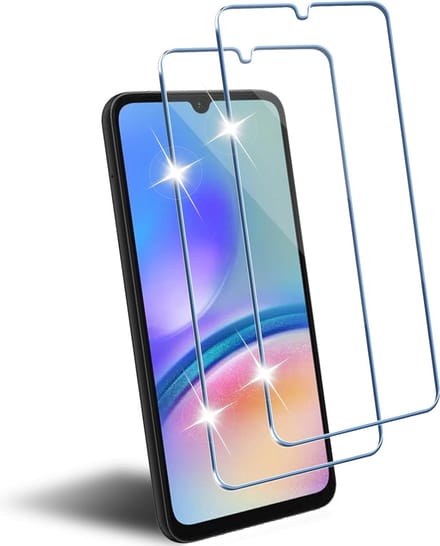Glasplaatje Geschikt voor: Samsung Galaxy A12 - 2x Screenprotector - screen protector - glas - bescherm - beschermglas