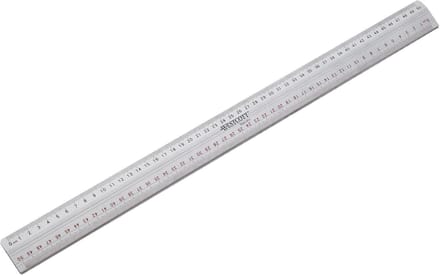 Snijliniaal van metaal 50 cm - Antislip en compact ontwerp