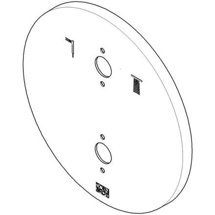 Dornbracht replacement cover 091102243-00