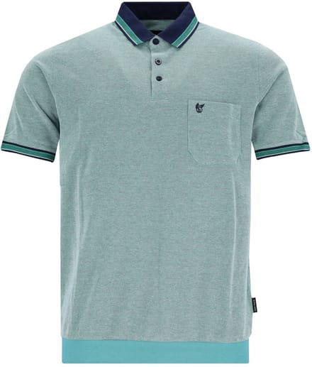 Hajo - Poloshirt Piqué - heren- groen - maat 3XL