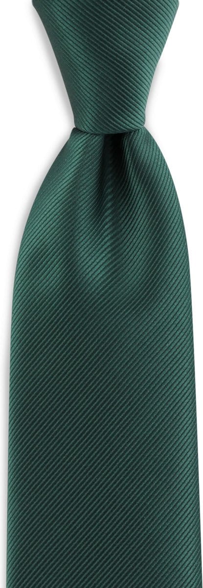 JB Collection - Stropdassen - stropdas flessengroen repp - flessengroen
