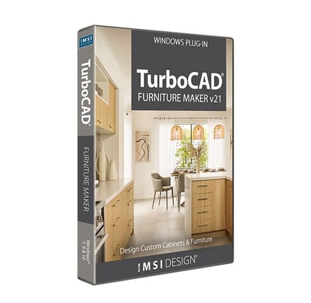 TurboCAD Furniture Maker v21, English