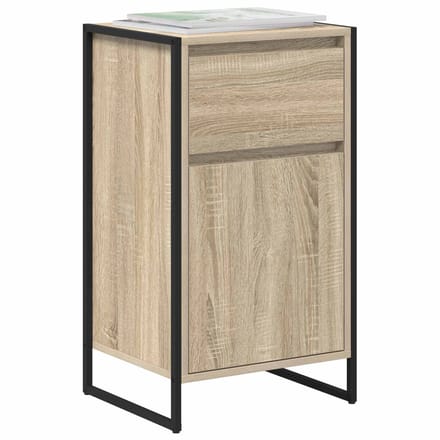 vidaXL - Dressoir - Sonoma - Eiken - 43 - x - 36 - x - 75,5 - cm - Bewerkt - hout