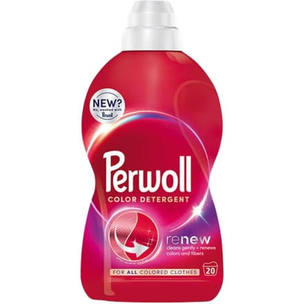 Perwoll Renew Color Lessive Liquide pour Couleurs 1L (20 Lavages)