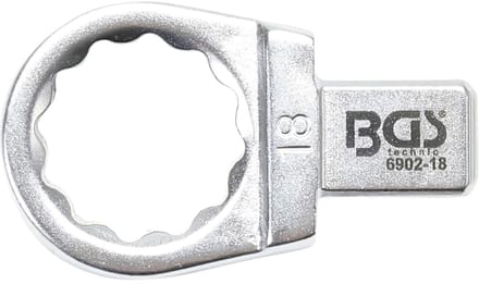 BGS Opsteek-ringsteeksleutel 18 mm opname 9 x 12 mm - 6902-18