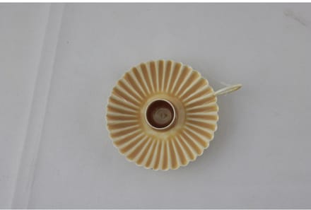Kandelaar beige 11x9x3cm