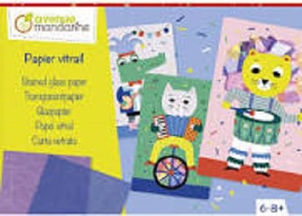 Creatieve doos - glas in lood papier Avenue Mandarine