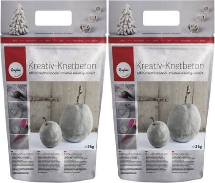 Creatief betonklei kneedbaar - 6 kg - Kneedbaar cement klei - Hobby/knutsel materiaal