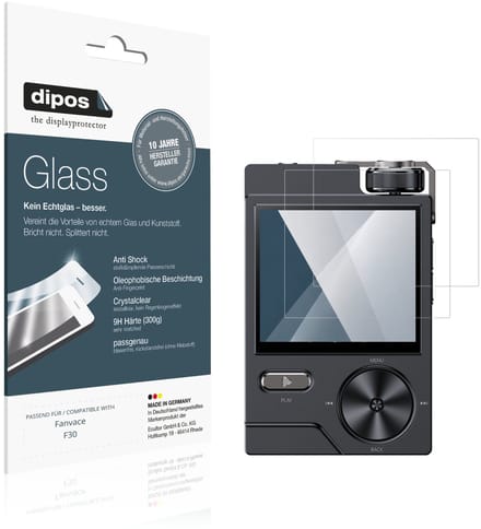 dipos – 2x Pantserfolie geschikt voor Fanvace F30 | 9H Screenprotector